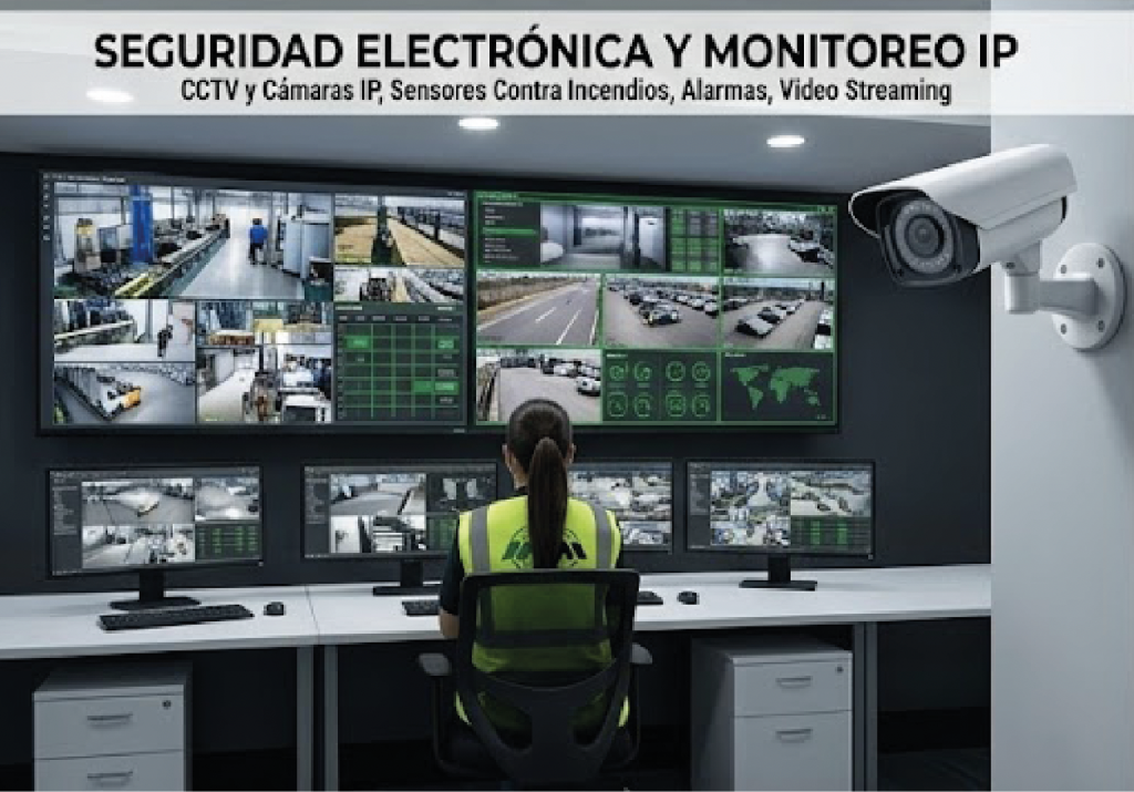 Seguridad electrónica y monitoreo